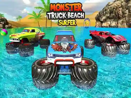 Spill Monster Truck Beach Surfing online