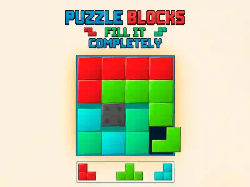 Spill Puzzle Blocks: Fill It Completely online