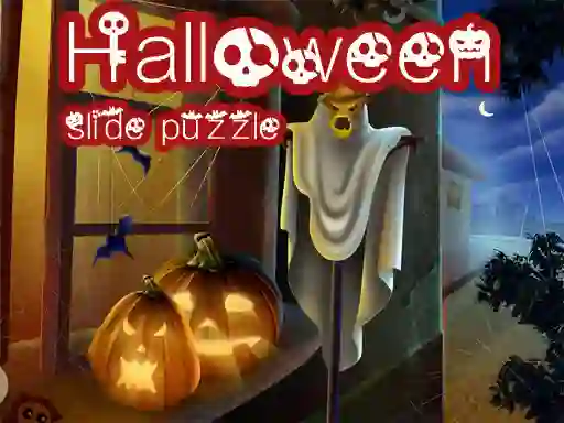 Spill Halloween Slide Puzzle online