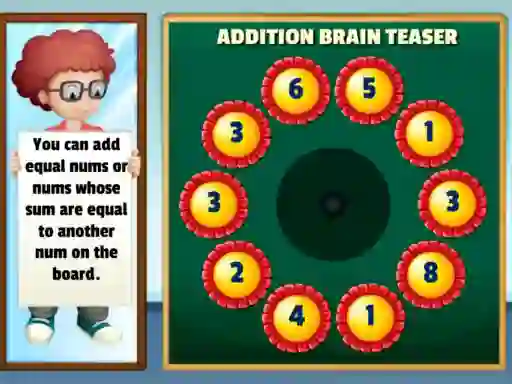 Spill Addition brain teaser online