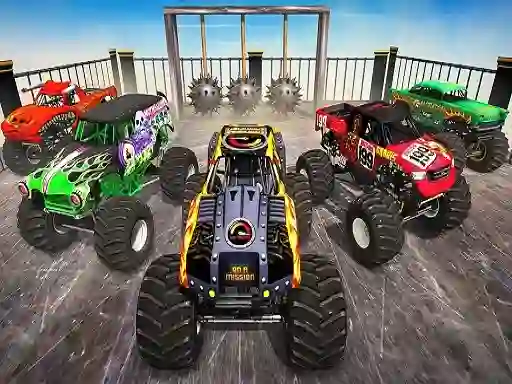 Spill Monster Truck Impossible Stunt Track online