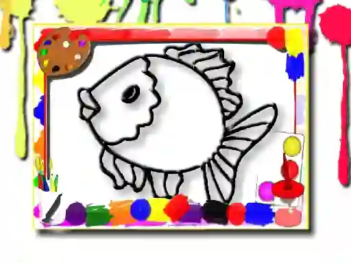 Spill Fish Coloring Book online