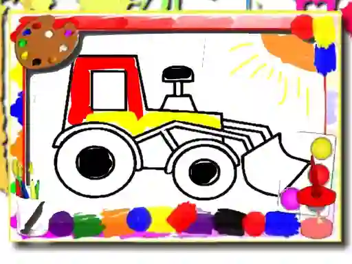 Spill Back to School: Kids Car Coloring online