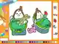 Spill Online coloring baby twins online