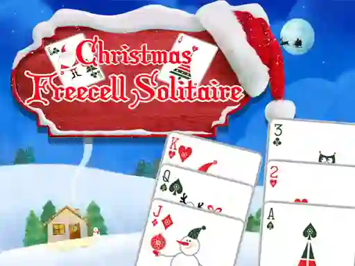 Spill Freecell Christmas Solitaire online