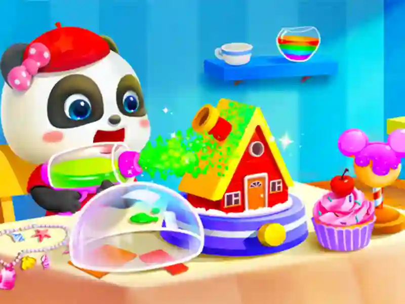 Spill Baby Panda Kids Crafts DIY online