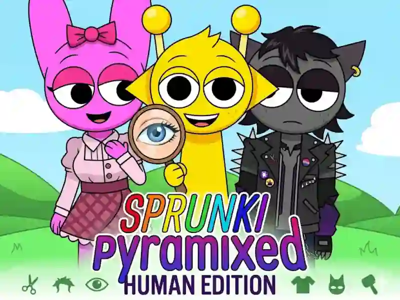 Spill Sprunki Pyramixed: Human Edition online