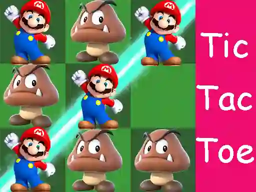 Spill Super Mario Tic Tac Toe online