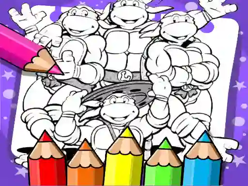 Spill Ninja Turtle Coloring Book online