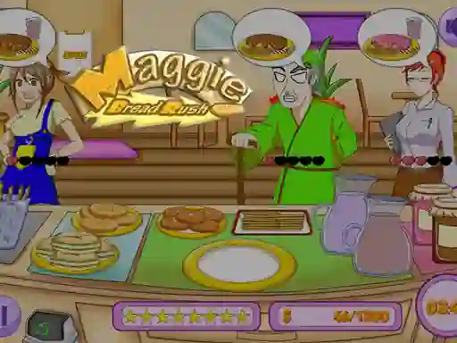 Spill Maggie Bread Rush online