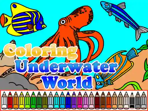 Spill Coloring Underwater World online