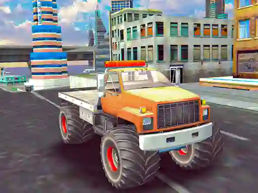 Spill Monster Truck Stunts Free Jeep Racing online