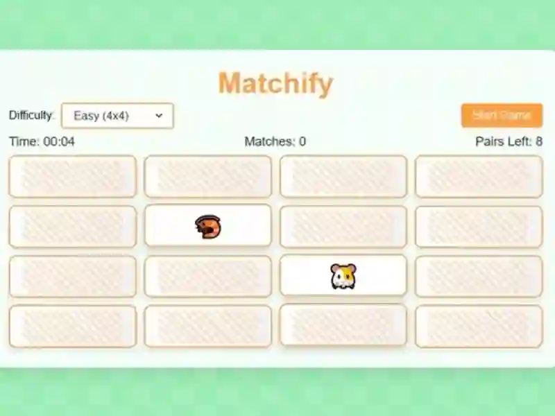 Spill Matchify online