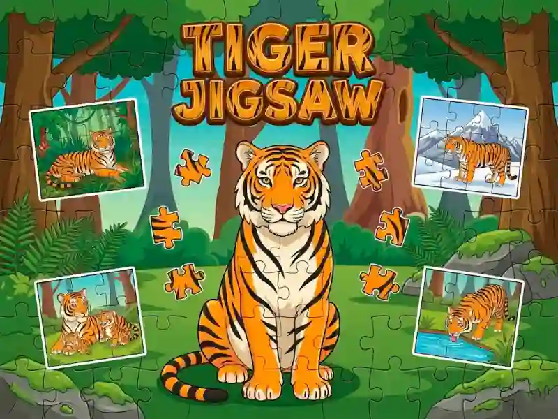 Spill Tiger Jigsaw online