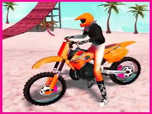 Spill Motocross Beach Jumping Bike Stunt online