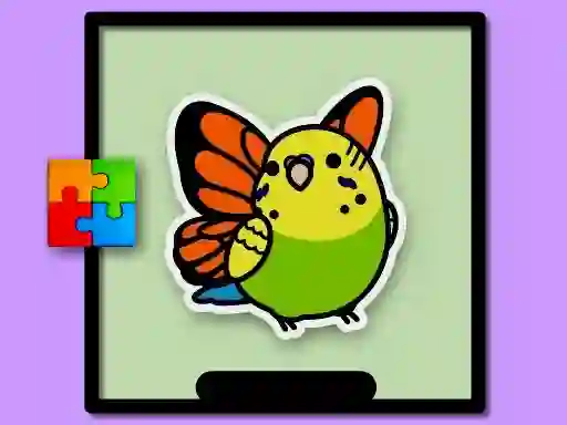 Spill Cute Budgie Puzzle online