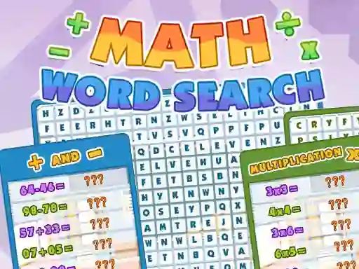 Spill Math Word Search online
