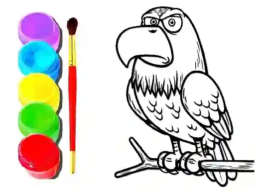Spill Eagle Coloring Book online