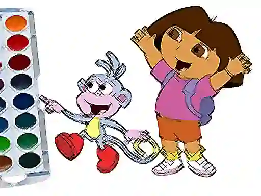 Spill Cute Girl Coloring Book online