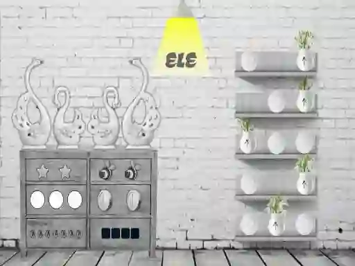 Spill Black and white House Escape online