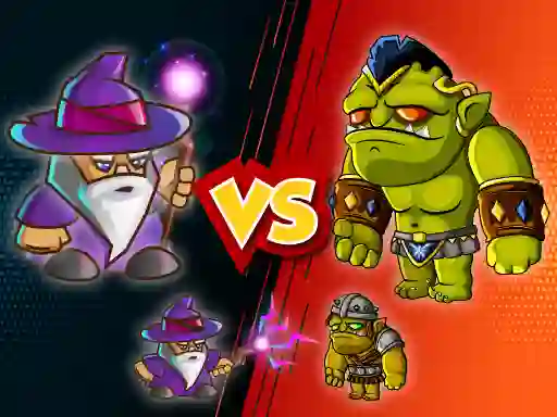 Spill Wizard vs. Orcs online