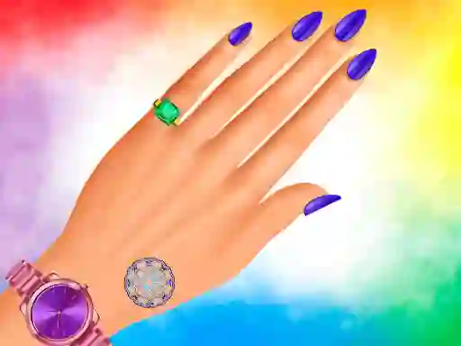 Spill Nail Art Design online