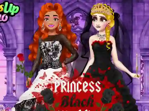 Spill Princess Black Wedding Dress online