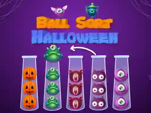 Spill Ball Sort Halloween online