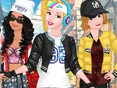Spill Princesses Sporty & Funky Day online