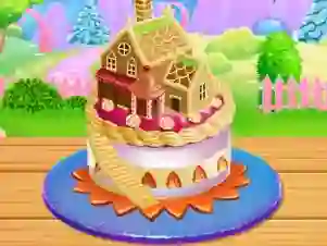 Spill Doll House Cake Cooking online