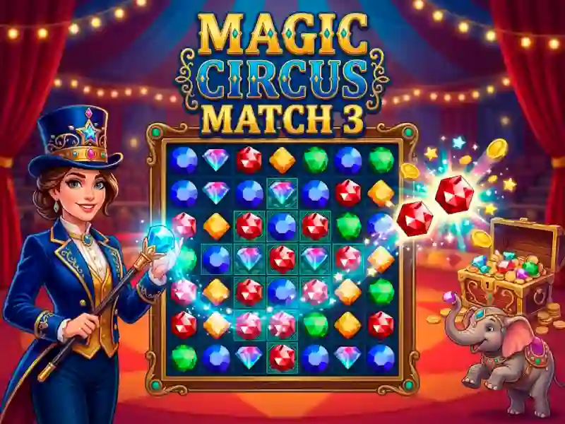 Spill Magic Circus Match 3 online