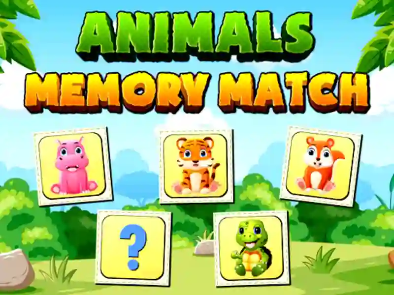 Spill Animals Memory Match online