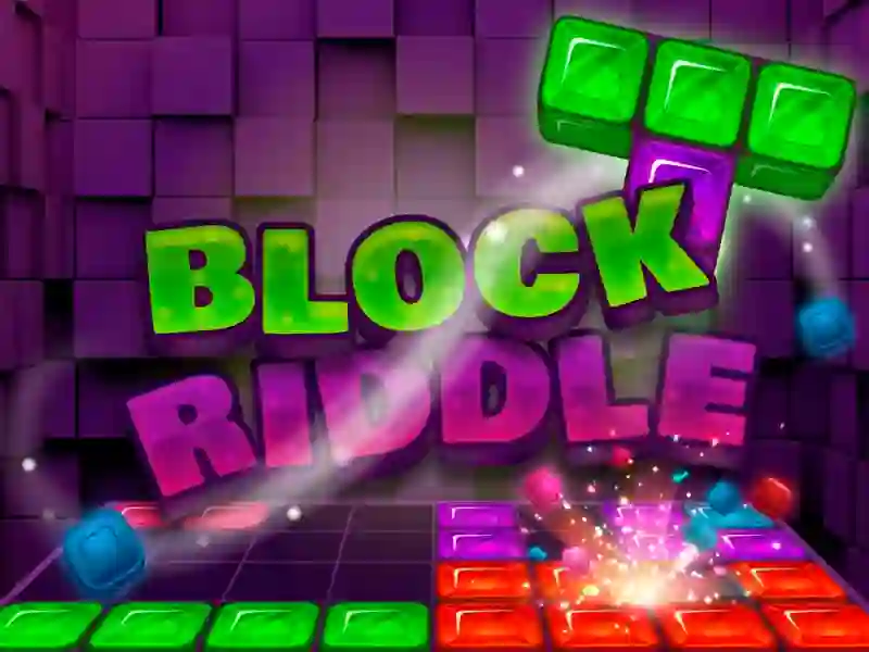 Spill Block Riddle online