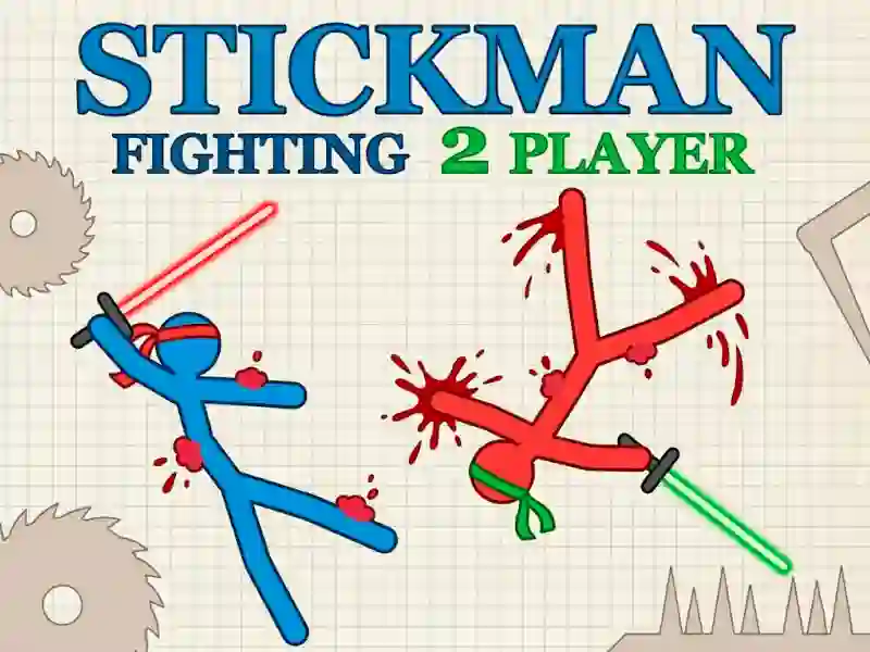 Spill Stickman Fighting 2 Player online