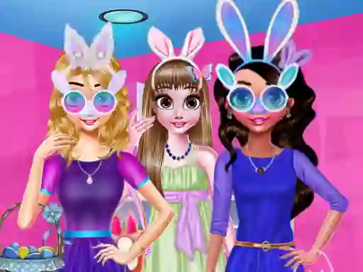 Spill Funny Easter Girls online