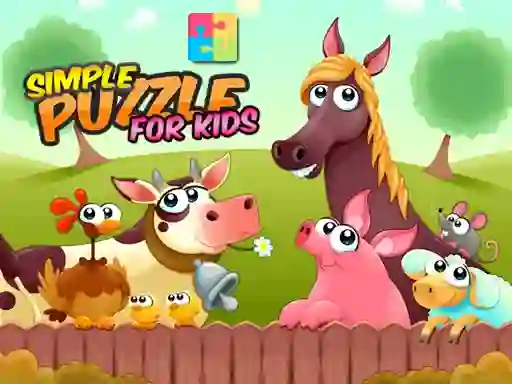 Spill Simple Puzzle For Kids online