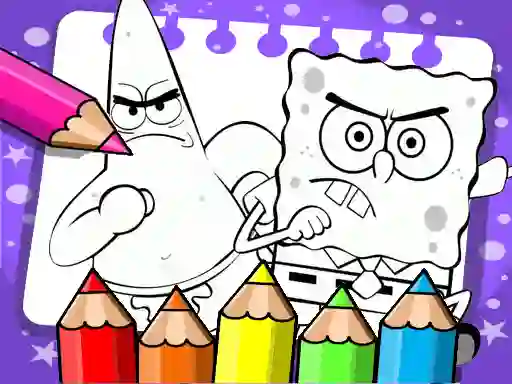 Spill Sponge Bob Coloring Book online