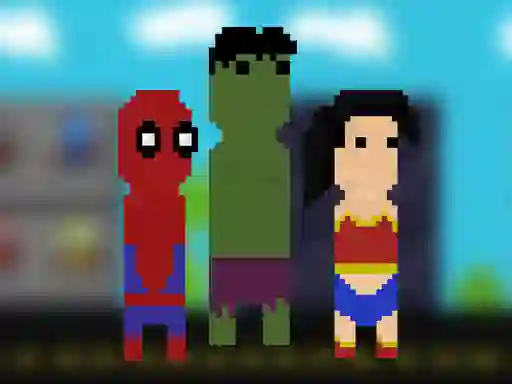 Spill Super Heroes Runner online