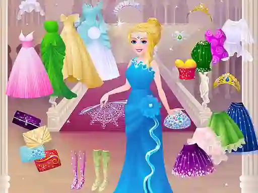 Spill Cinderella Dress Up Girl Games online