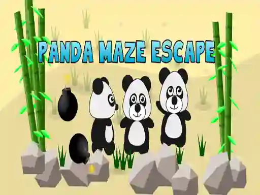 Spill Panda Maze Escape online