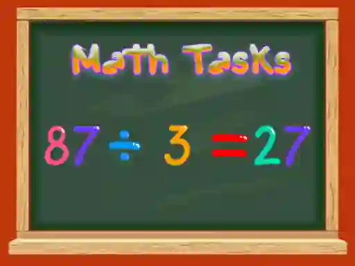 Spill Math Tasks True or False online