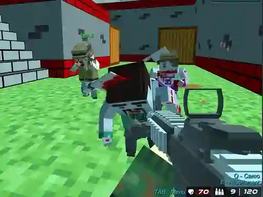 Spill Blocky Wars Advanced Combat Swat online