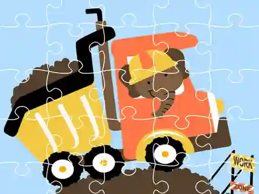 Spill Dumper Trucks Jigsaw online