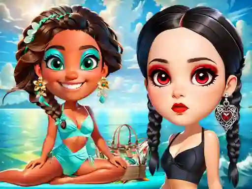 Spill Wave Chic Ocean Fashion Frenzy online