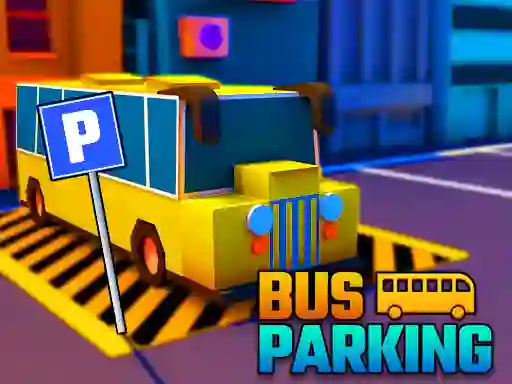 Spill Bus Parking City 3d online