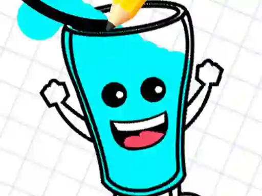Spill Happy Glass Draw Lines online