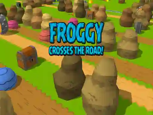 Spill Froggy Crosses The Road! online