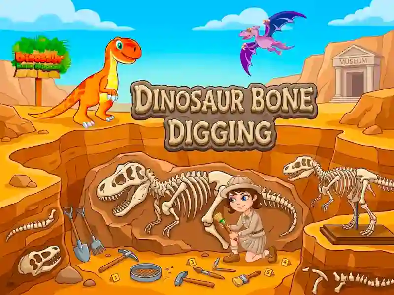 Spill Dinosaur Bone Digging online