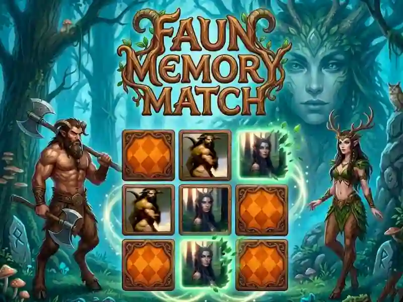 Spill Faun Memory Match online