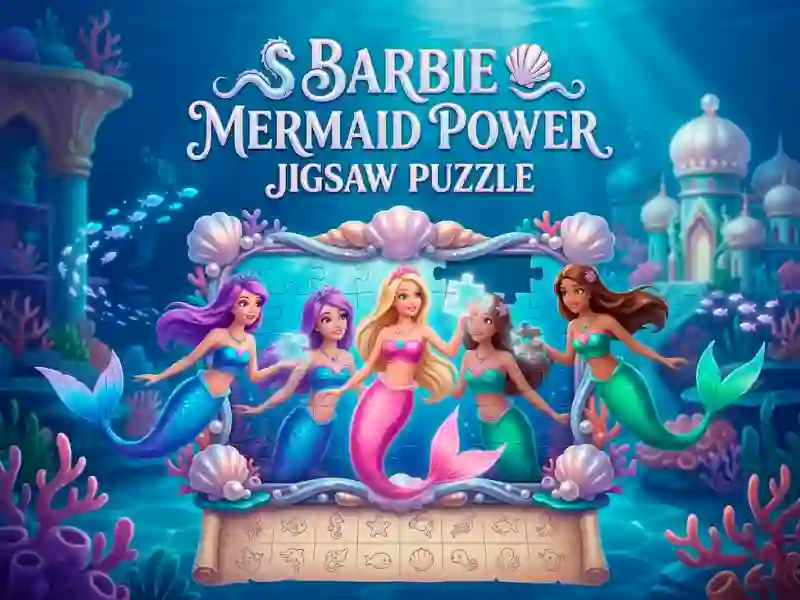 Spill Barbie Mermaid Power Jigsaw Puzzle online